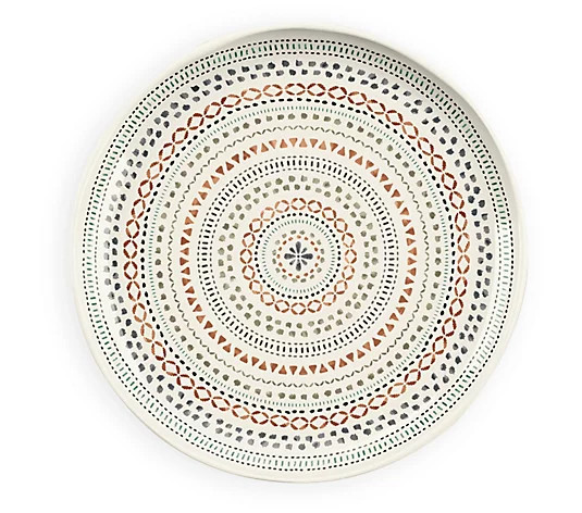 TarHong Desert Mandala Dinner Plate Set/6 | QVC