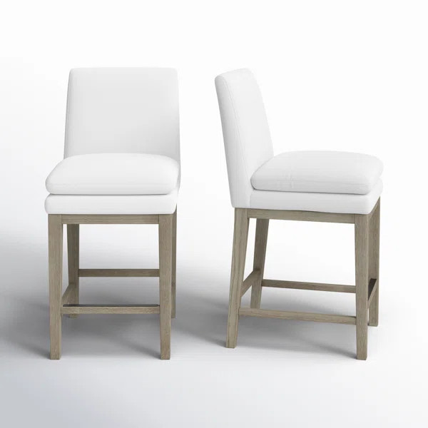 Bethea Upholstered Counter Stool (Set of 3) | Wayfair North America
