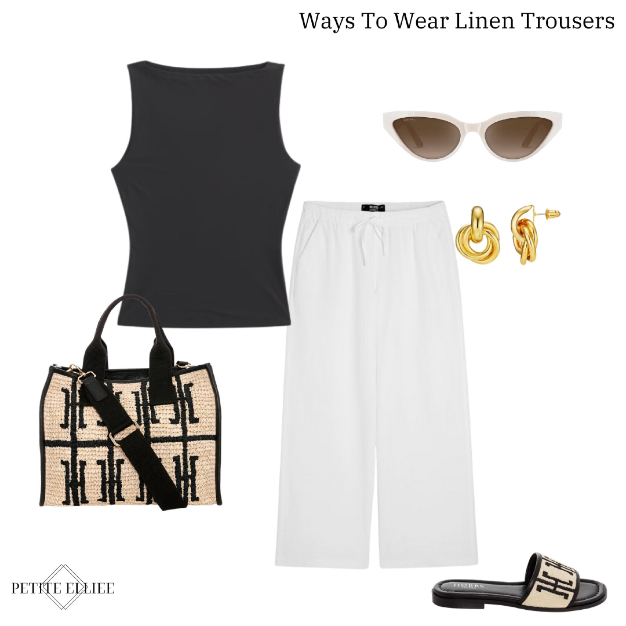 Ways to wear linen trousers - petite e styling 