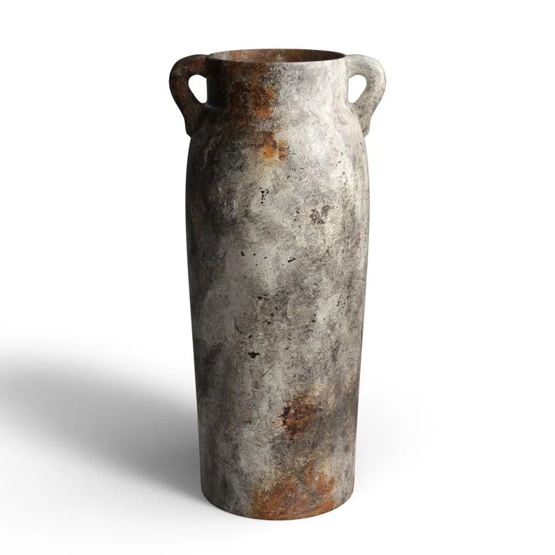 Kacie Terracotta Floor Vase | Wayfair North America