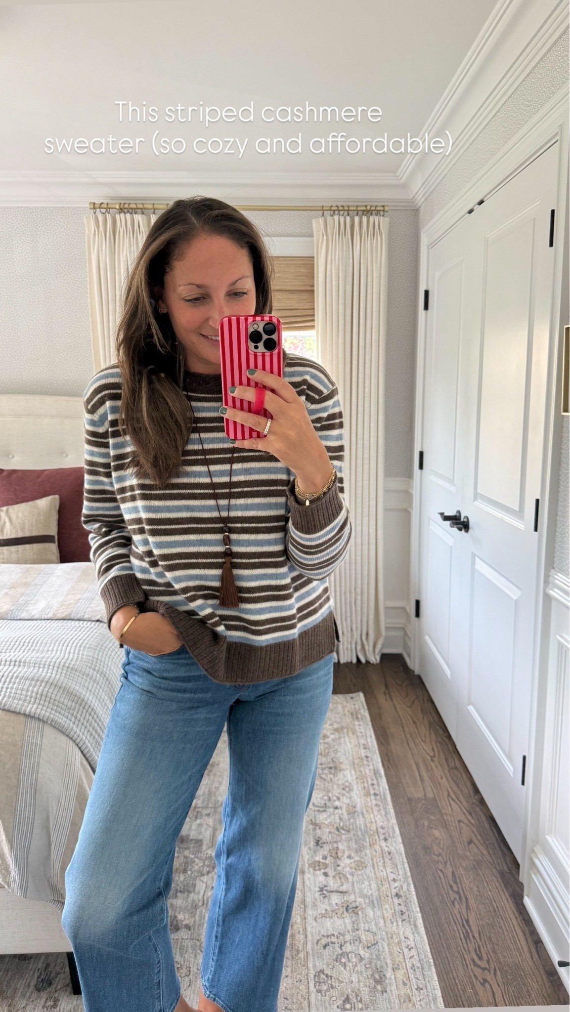 This striped cashmere sweater from @Quince is so gorgeous and truly affordable!

#LTKootd #LTKdayinmylife #LTKmomlife
