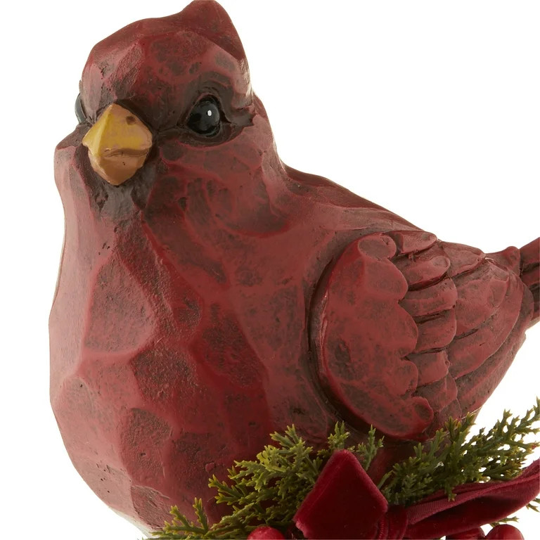 Cardinal Christmas Tabletop Decoration, Red, 8", by Holiday Time | Walmart (US)