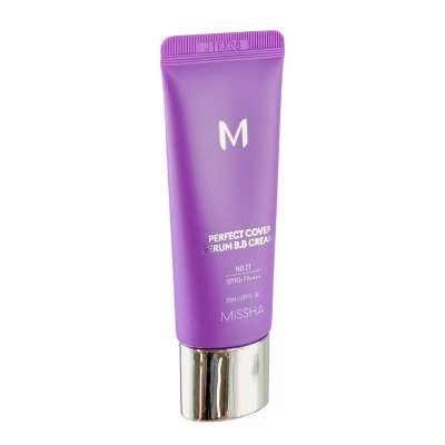 Missha Perfect Cover Serum B.B Cream ( Honey beige 27 ) - 0.67 oz - Flawless coverage meets serum-powered glow | Target
