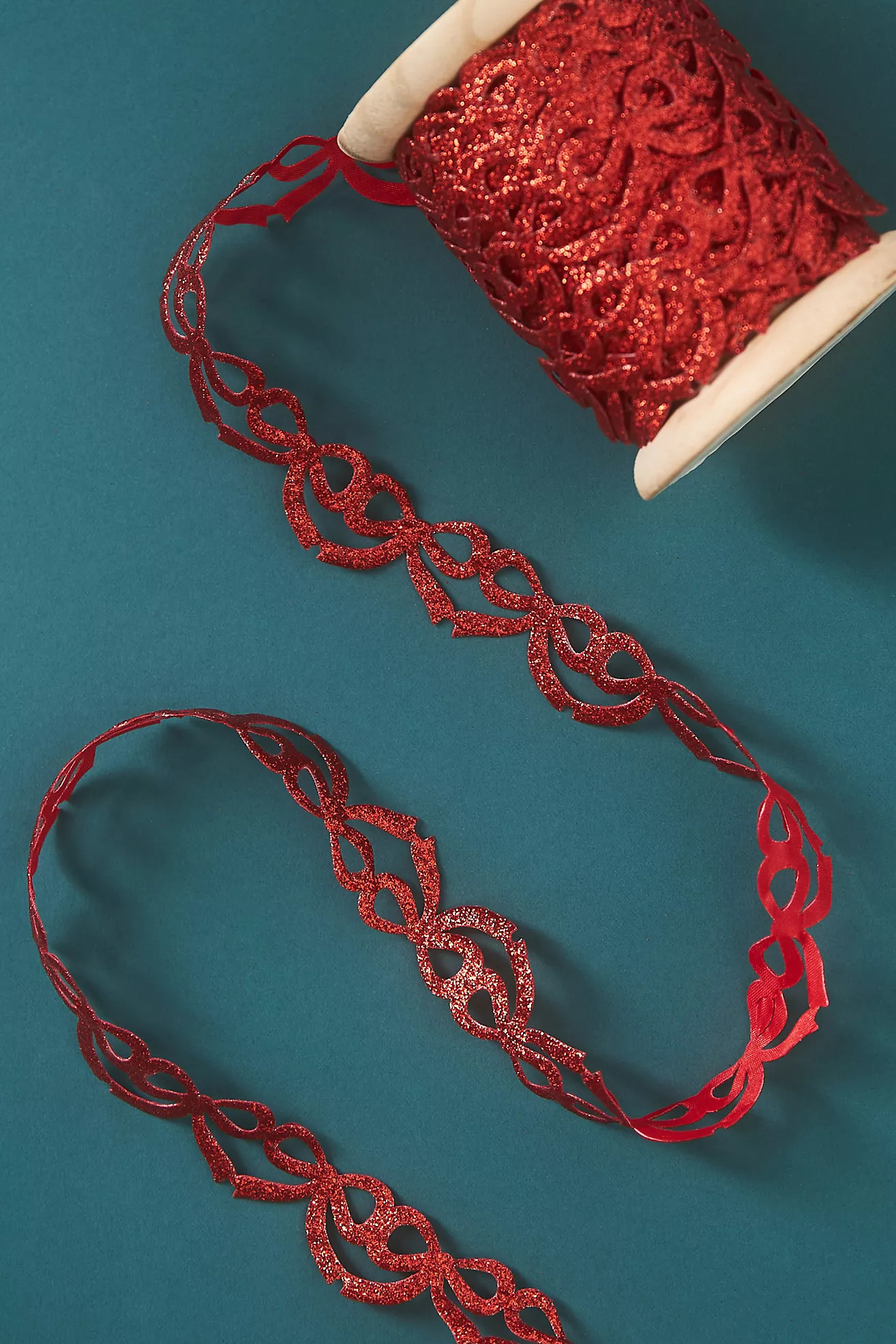 Glittery Bow Ribbon | Anthropologie (US)