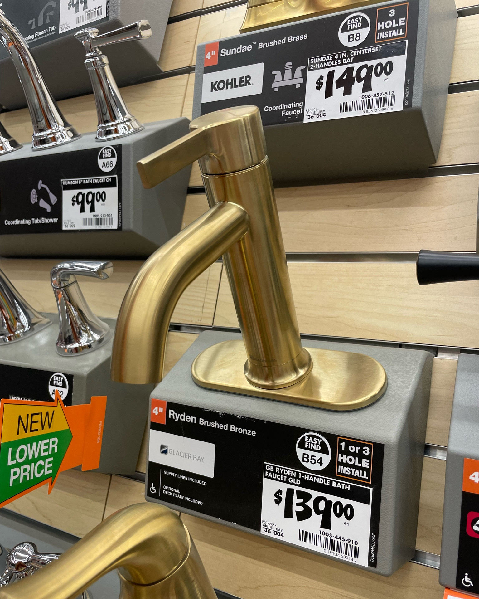 Bathroom remodel. Bathroom faucet. Gold faucet  

#LTKhome