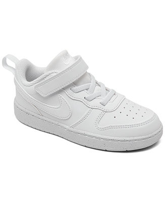 Nike Toddler Court Borough Low Recraft Adjustable Strap Casual Sneakers from Finish Line - Macy's | Macy's