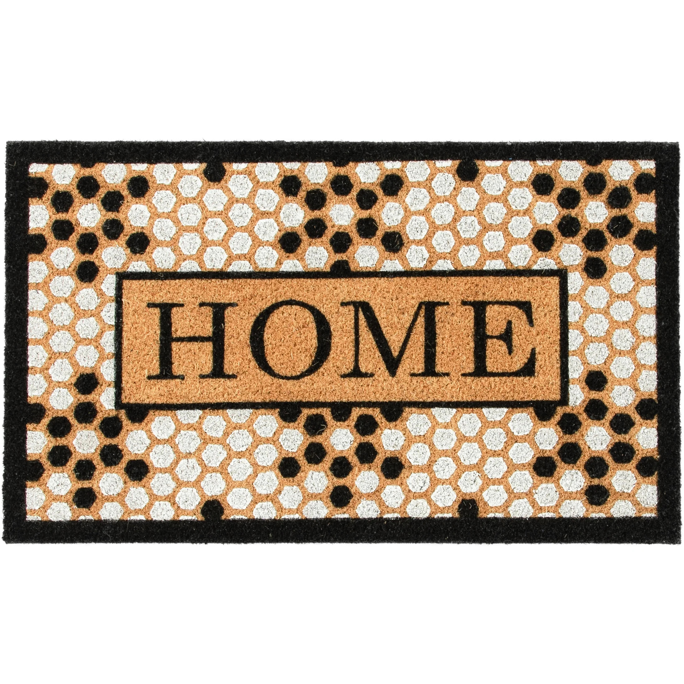 Home Decor Collection Home Penny Tile Coir Outdoor Doormat, 18"x30" | Walmart (US)