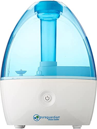 Pure Guardian H910BL Ultrasonic Cool Mist Humidifier, 14 Hrs. Run Time, 210 Sq. Ft. Coverage, Small Rooms, Quiet, Filter Free | Amazon (US)