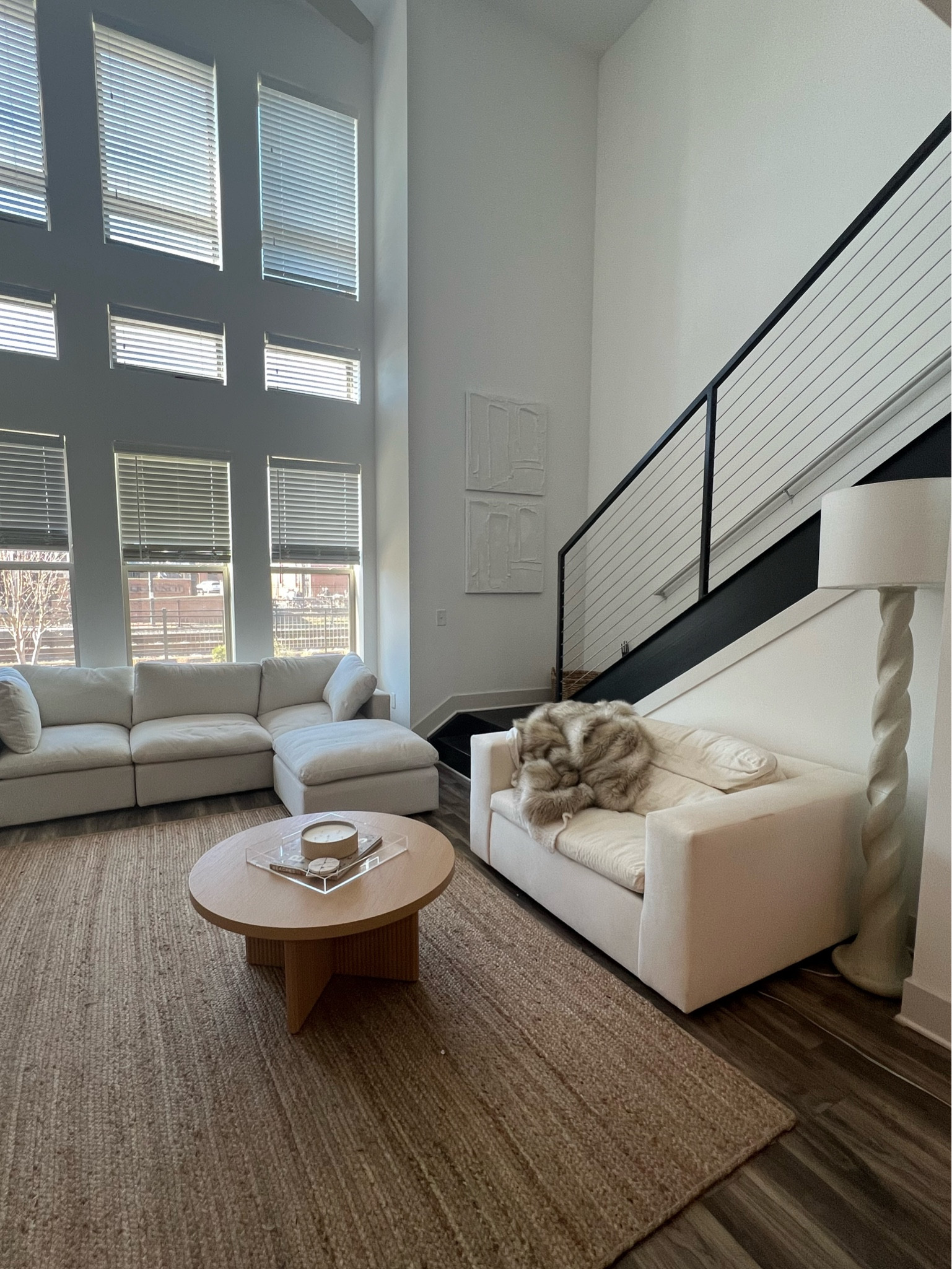 the perfect modern, neutral living space that has a cozy, comfortable space. 🤍 

#LTKSpringSale #LTKhome