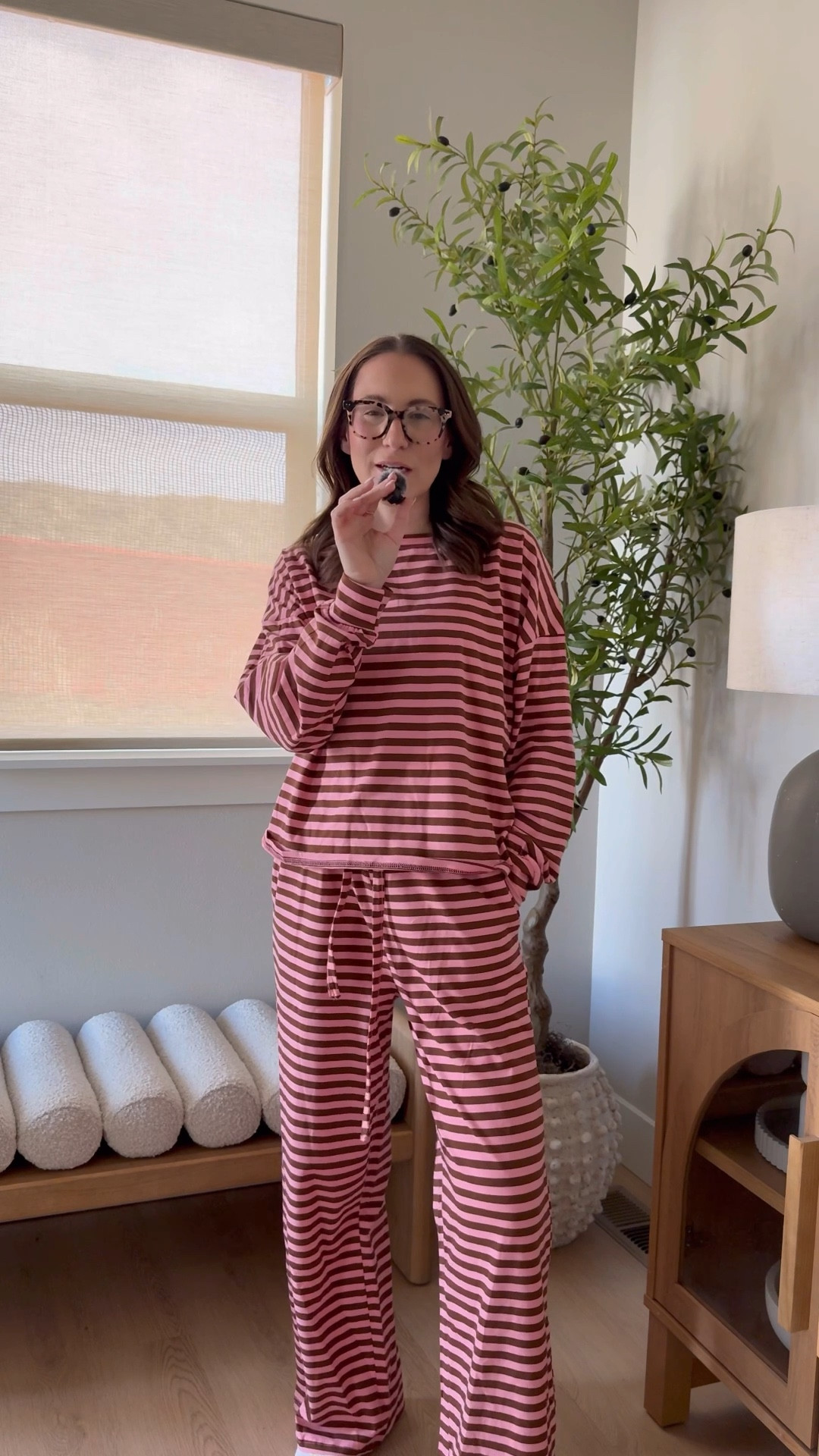 This Amazon set reminds me of FP! It’s so comfy! Comes in 12 colors. I sized up to a medium!

Amazon set | look for less | stripe set | casual style | outfit inspo | what I’m wearing 

#LTKootd