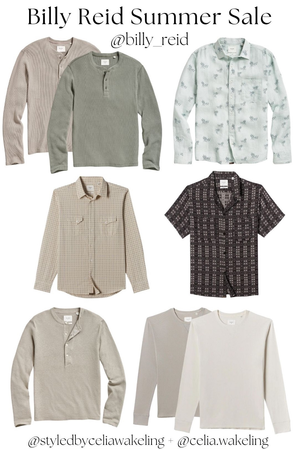Billy Reid Summer Sale Favorites!

#LTKmens