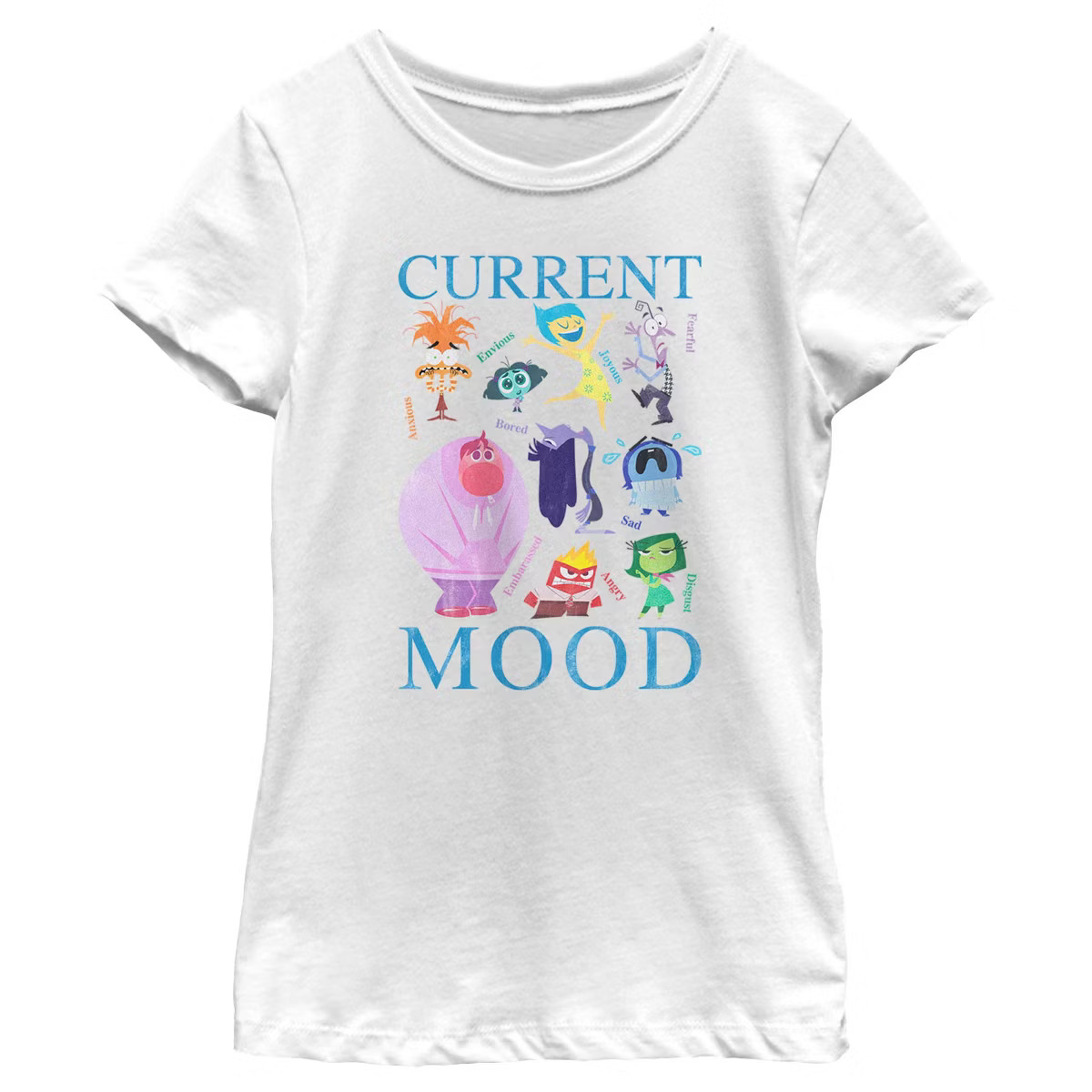 Girl's Inside Out 2 Current Mood T-Shirt | Target