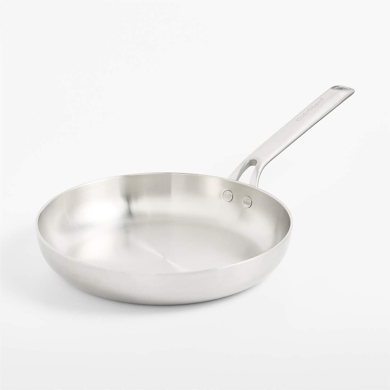 Crate & Barrel EvenCook Stainless 10" Stainless Steel Fry Pan | Crate & Barrel | Crate & Barrel