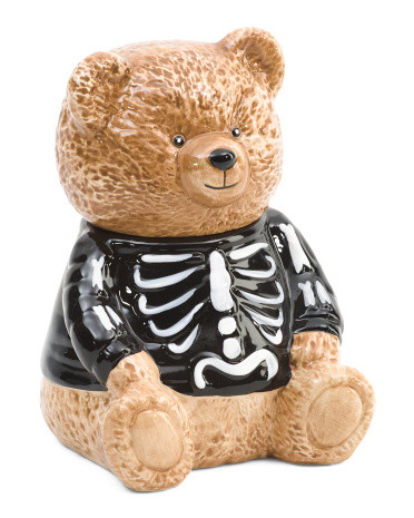 Teddy Skeleton Cookie Jar | Marshalls