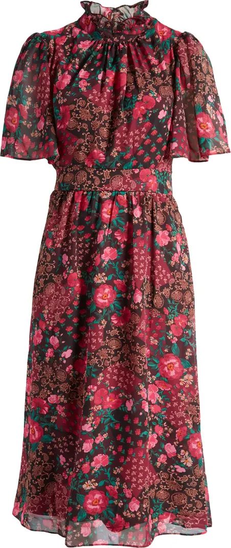 Floral Midi Dress | Nordstrom