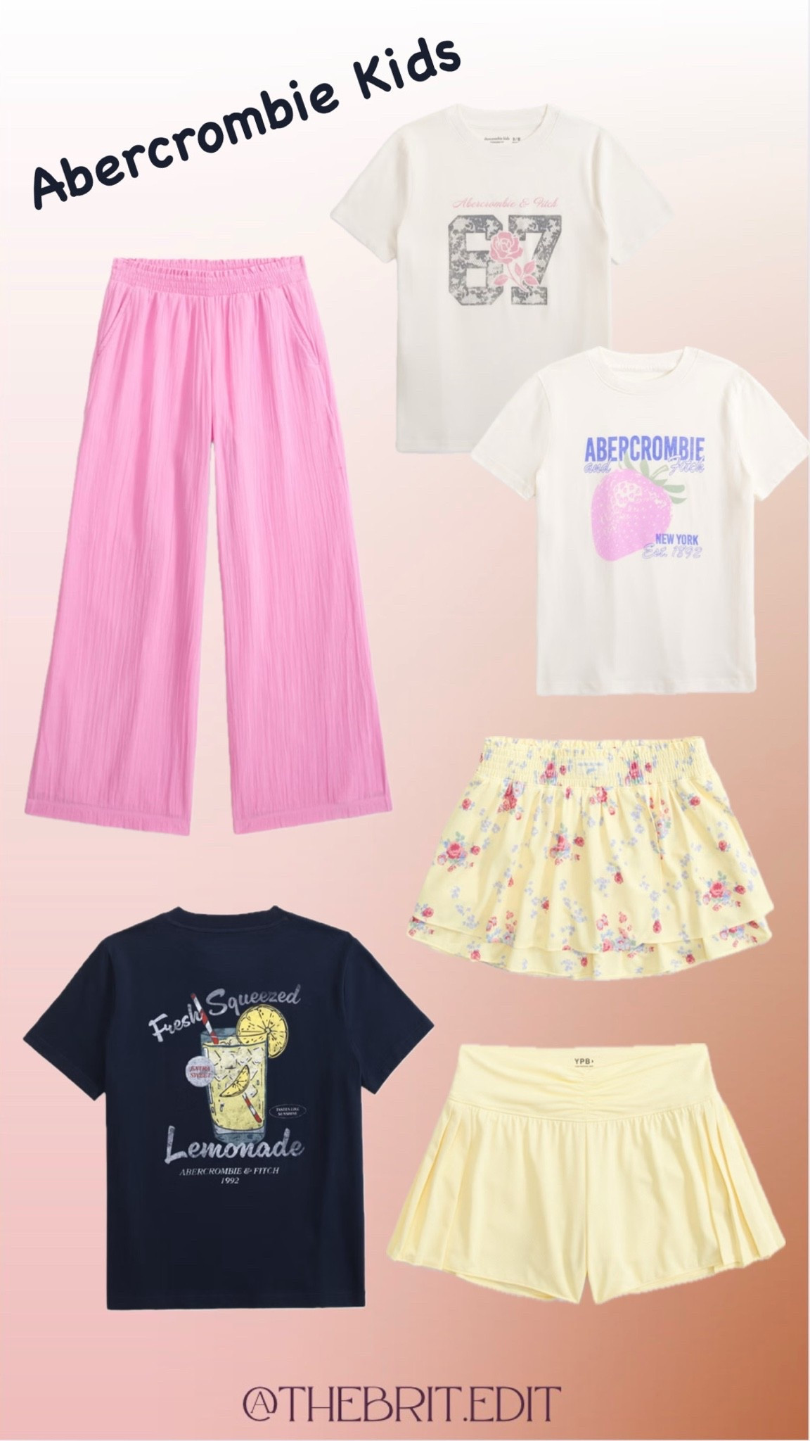 Abercrombie Kids - picks by my 6 year old.

Buy one get one 50% off right now

#LTKxAbercrombie #LTKSaleAlert #LTKKids