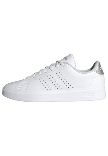 Adidas Women's Advantage 2.0, White/Grey/Silver Metallic, 5.5 | Amazon (US)