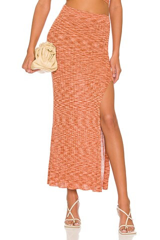 LSPACE Zephyr Midi Skirt in Sahara from Revolve.com | Revolve Clothing (Global)