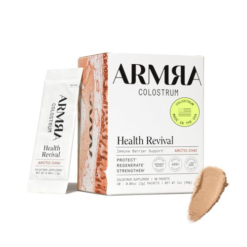ARMRA Colostrum Powder, Arctic Chai, 30 Serving Travel Sticks | Amazon (US)