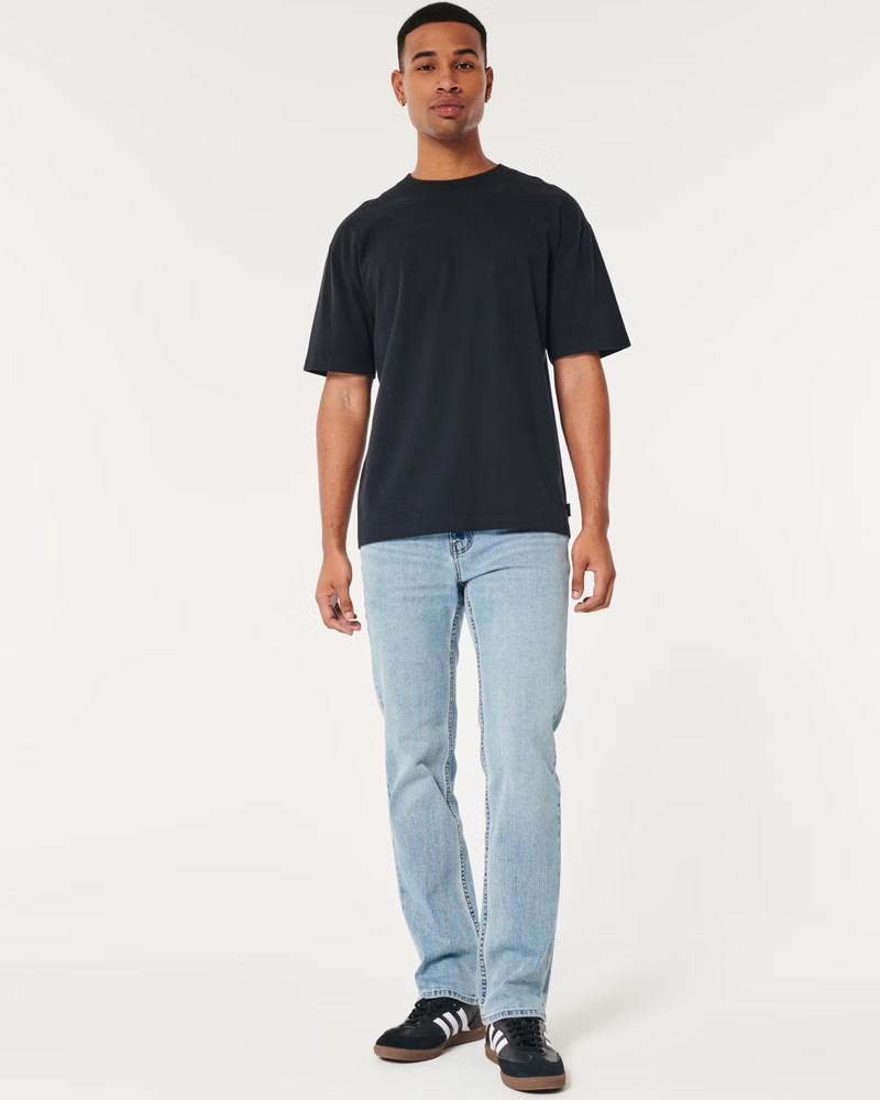 Medium Wash Straight Jeans | Hollister (US)