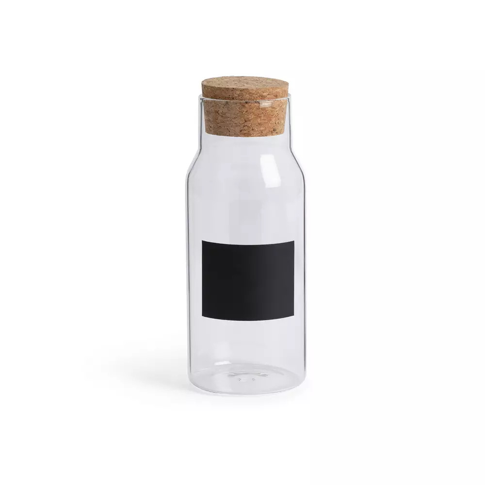 Habitat Pack of 2 Reusable Glass Laundry Bottle - Clear | Habitat UK