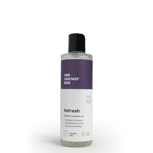 Her Fantasy Box | Refresh pH Balancing Shower Gel - Natural Feminine Hygiene Solution for Gentle Cleansing, Odor Control, and Skin Nourishment - pH-Balanced Formula for All Skin Types (8 oz) | Amazon (US)