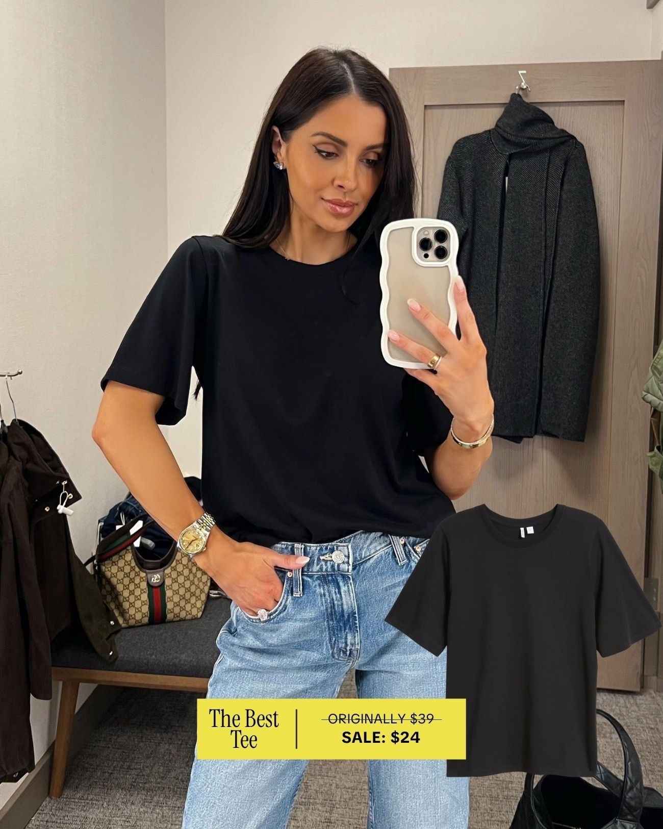 Nordstrom anniversary sale picks I’m buying 
Nordstrom black tee wearing an xs

#LTKSaleAlert #LTKOver40 #LTKmomlife