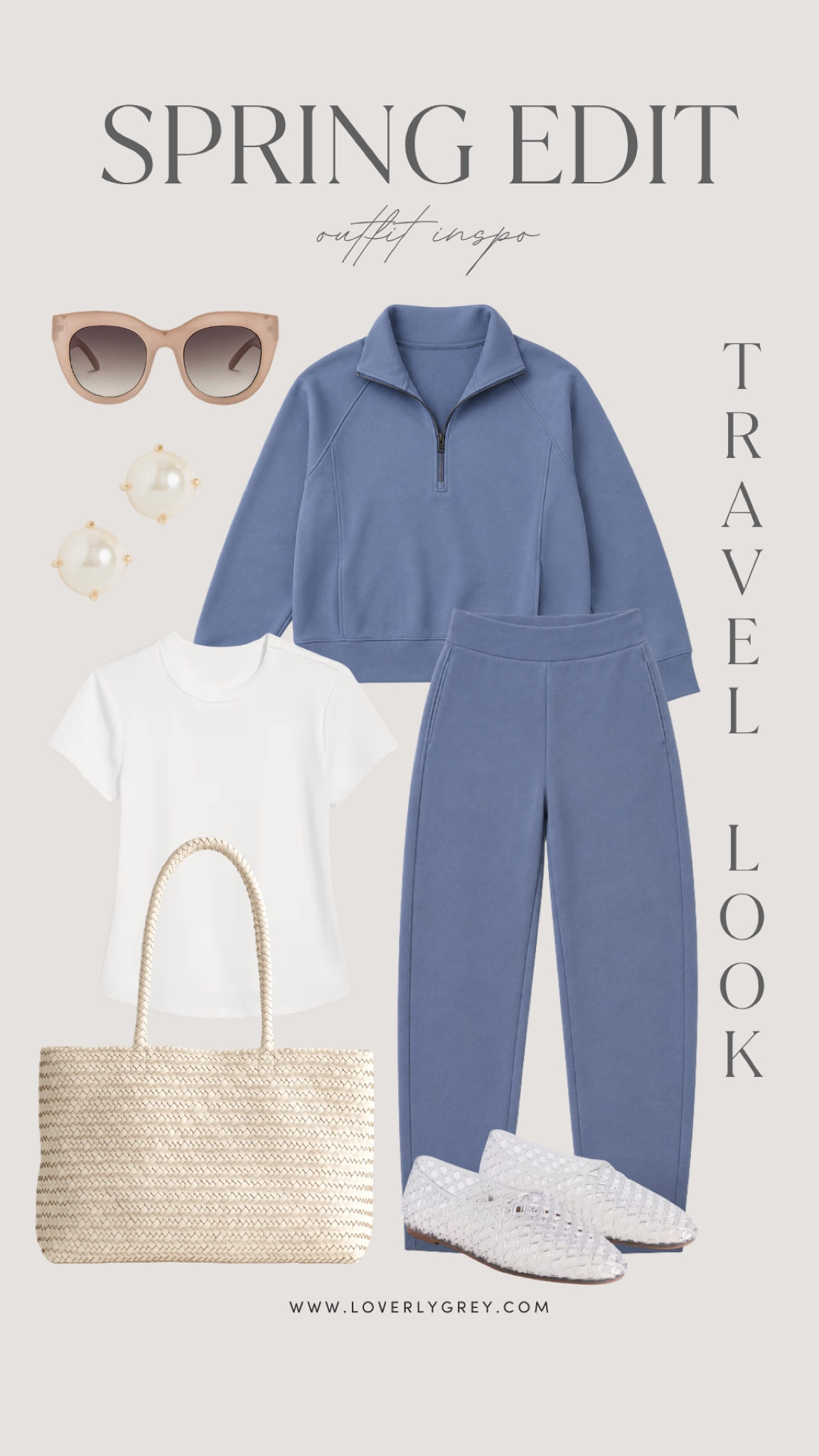 The perfect travel look for the airport this spring! Spanx sets are some of my favorite to travel in! Use code BRITTANYXSPANX for 15% off your first order!

Loverly Grey, travel outfit, airport outfit, matching set, loungewear 

#LTKTravel