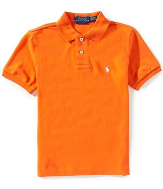 Big Boys Short-Sleeve Iconic Mesh Polo Shirt | Dillard's
