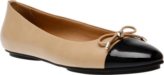 Anne KleinWomen's Luci Cap Toe Ballet Flats | Macy's