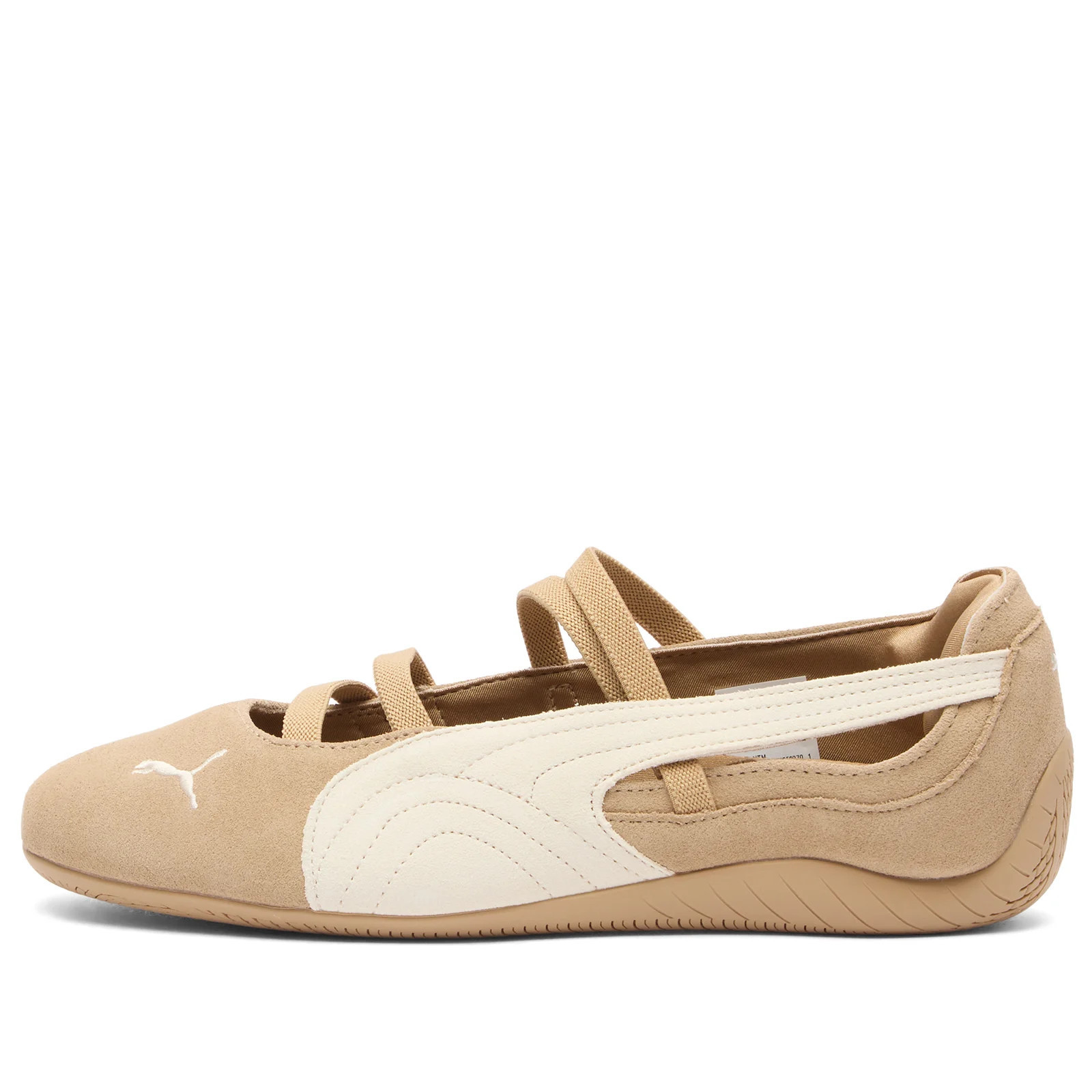 Puma Women's Speedcat Ballet SD Café in Prairie Tan-Warm White, Size UK 5 | END. Clothing