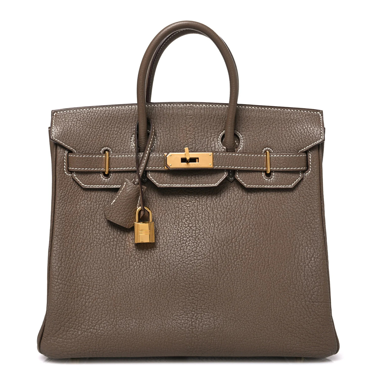 Chevre De Coromandel HAC Birkin 28 Etoupe | FASHIONPHILE (US)