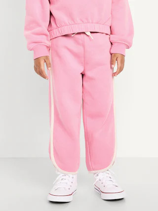 Dolphin-Hem Cropped Sweatpants for Toddler Girls | Old Navy (US)