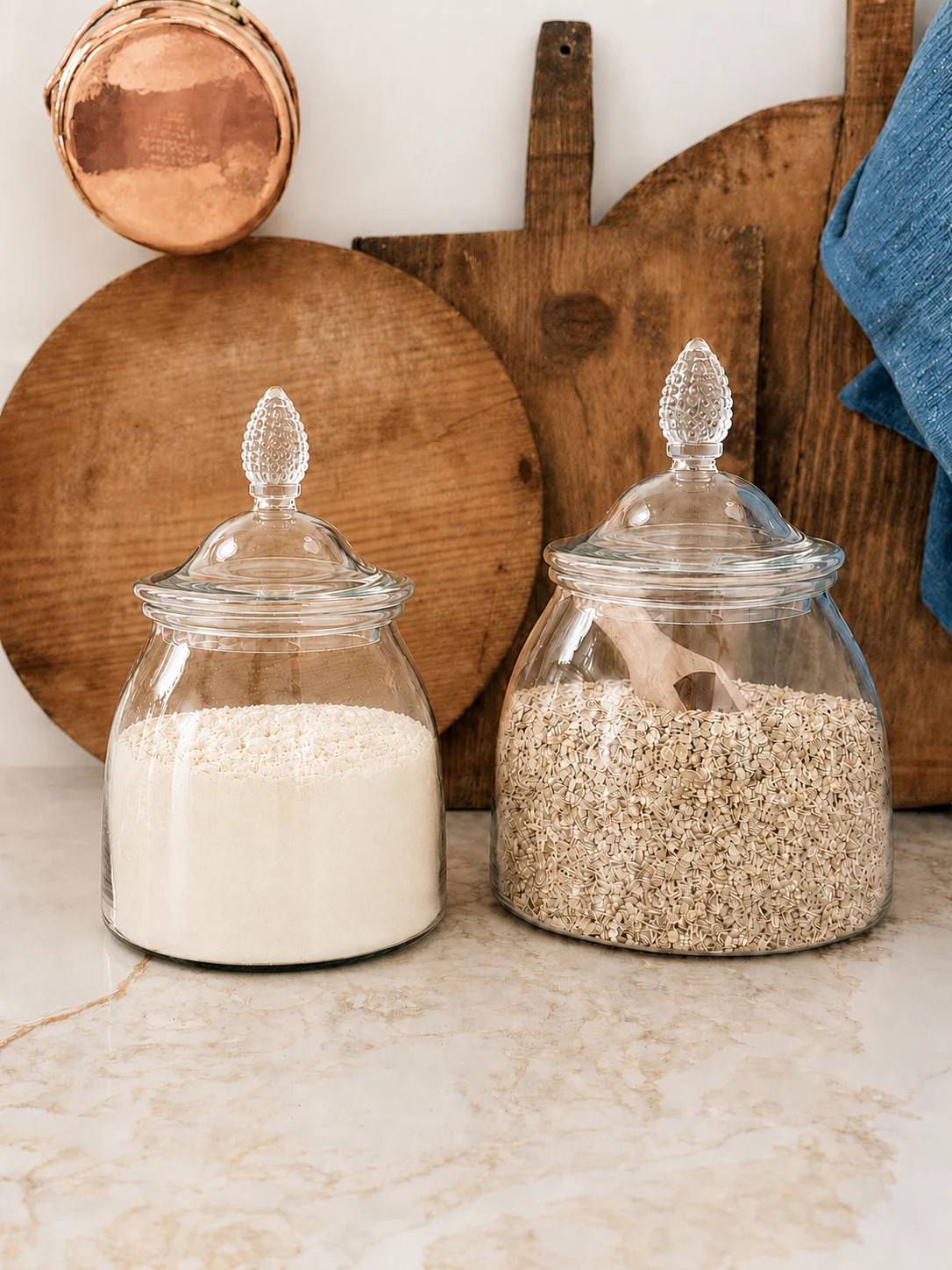 Bon Bon Jars with Heirloom Finial Lid | Cottage and Key