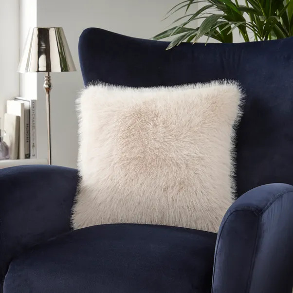 Fluffy Fur Cushion Cover | Dunelm