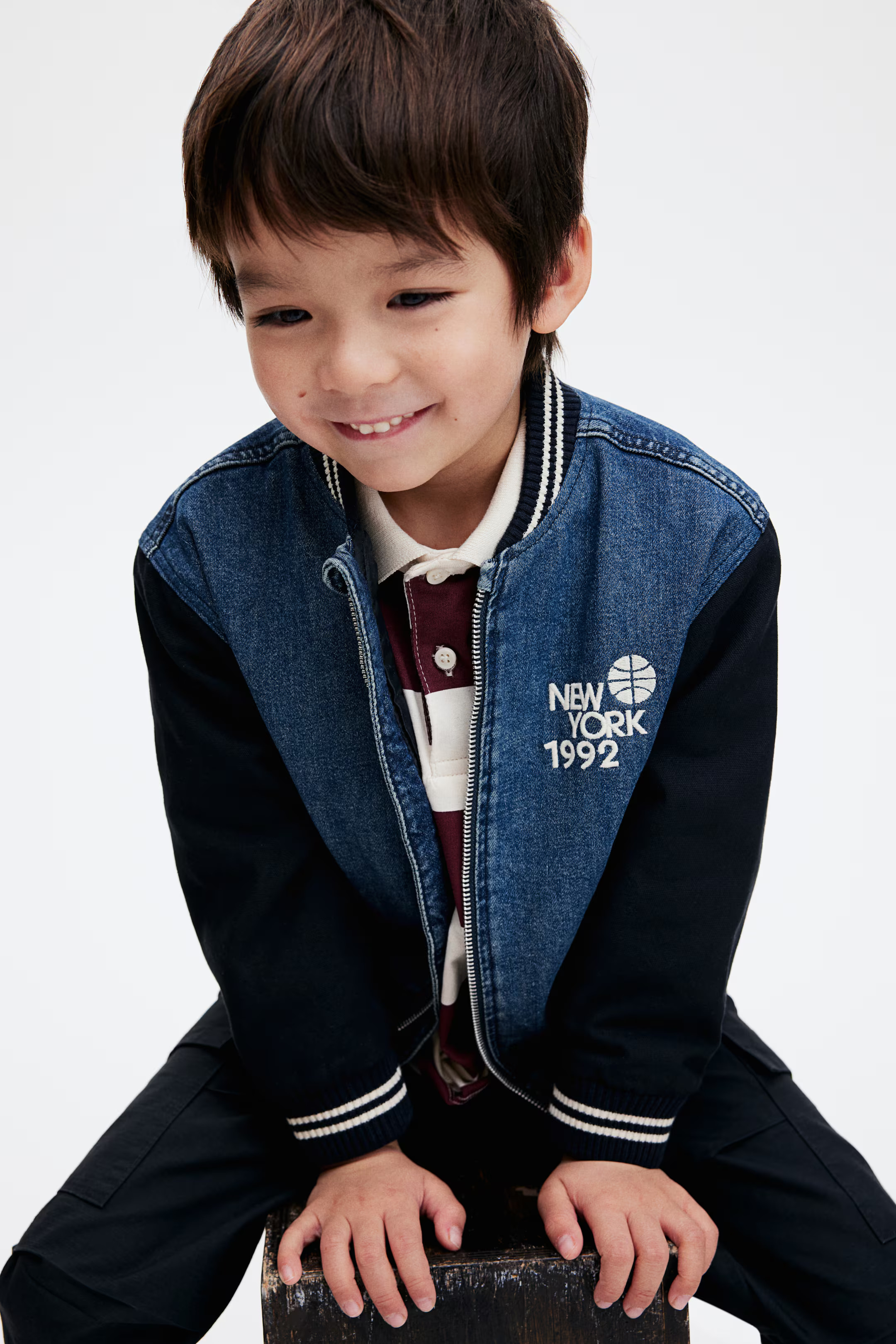 Denim Bomber Jacket | H&M (US + CA)