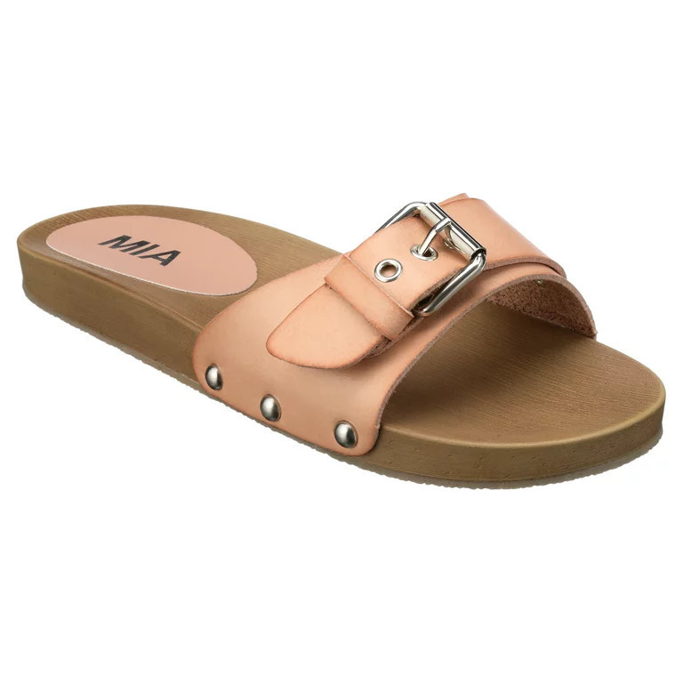 MIA Women's Thia Buckle Clog Slide Sandal | Walmart (US)