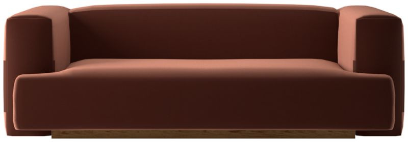 Terrain Bronze Brown Velvet Sofa + Reviews | CB2 | CB2
