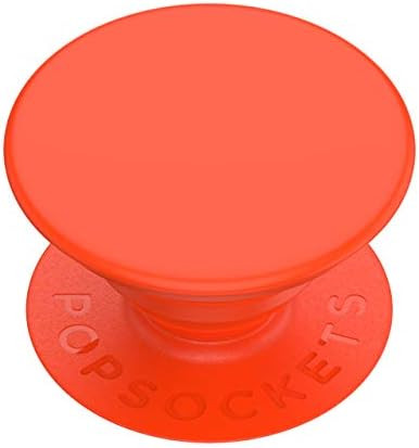PopSockets: PopGrip with Swappable Top for Phones and Tablets - Neon Orange | Amazon (US)