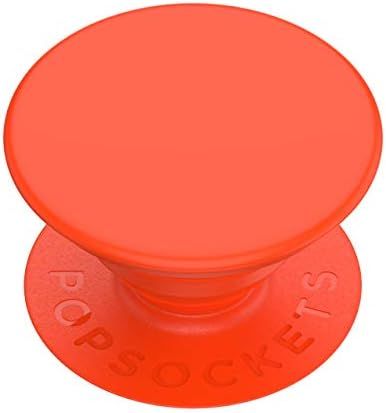 PopSockets: PopGrip with Swappable Top for Phones and Tablets - Neon Orange | Amazon (US)
