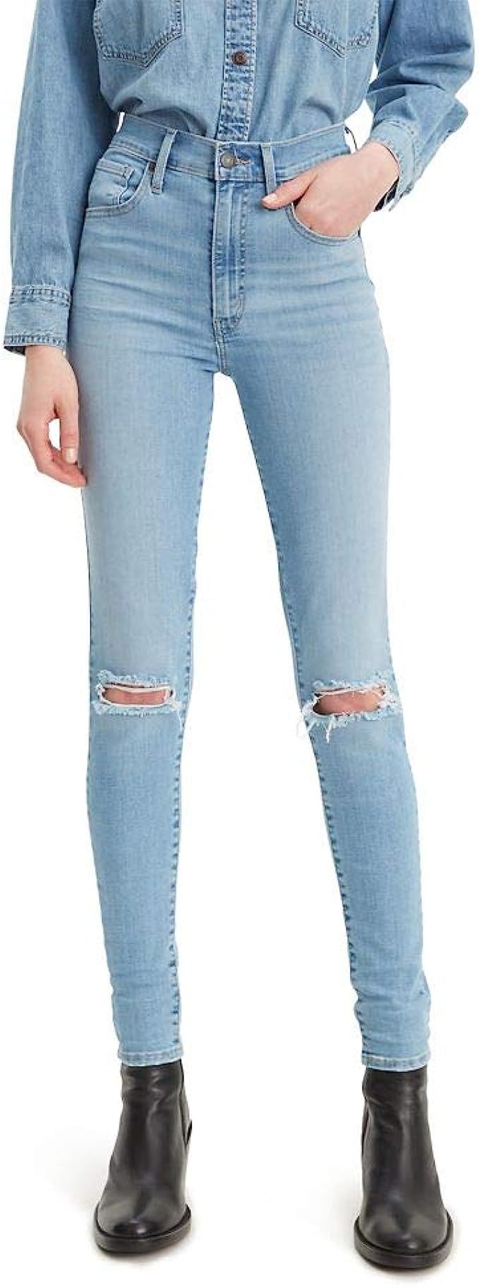 Levi's Women's Mile High Super Skinny Jeans | Amazon (US)