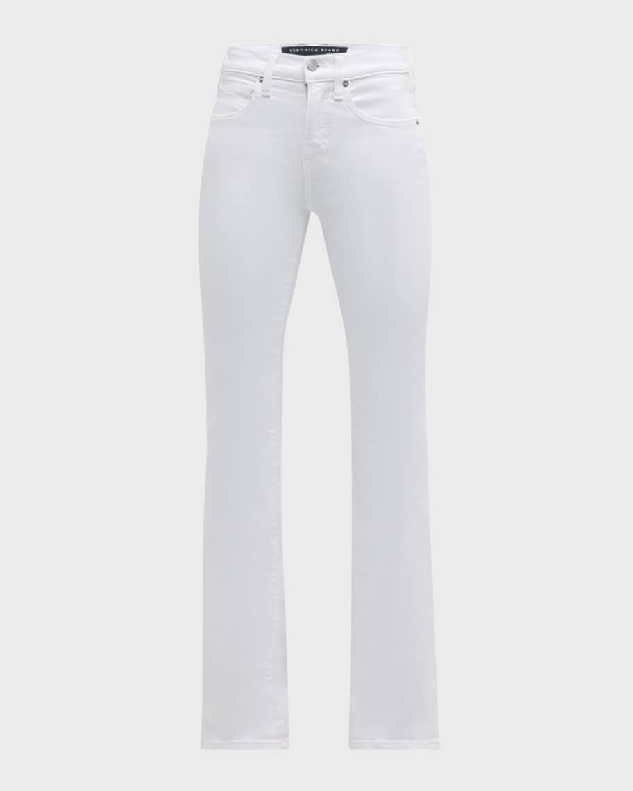 Veronica Beard Jeans Beverly High-Rise Skinny Flare Jeans&ZeroWidthSpace; | Neiman Marcus