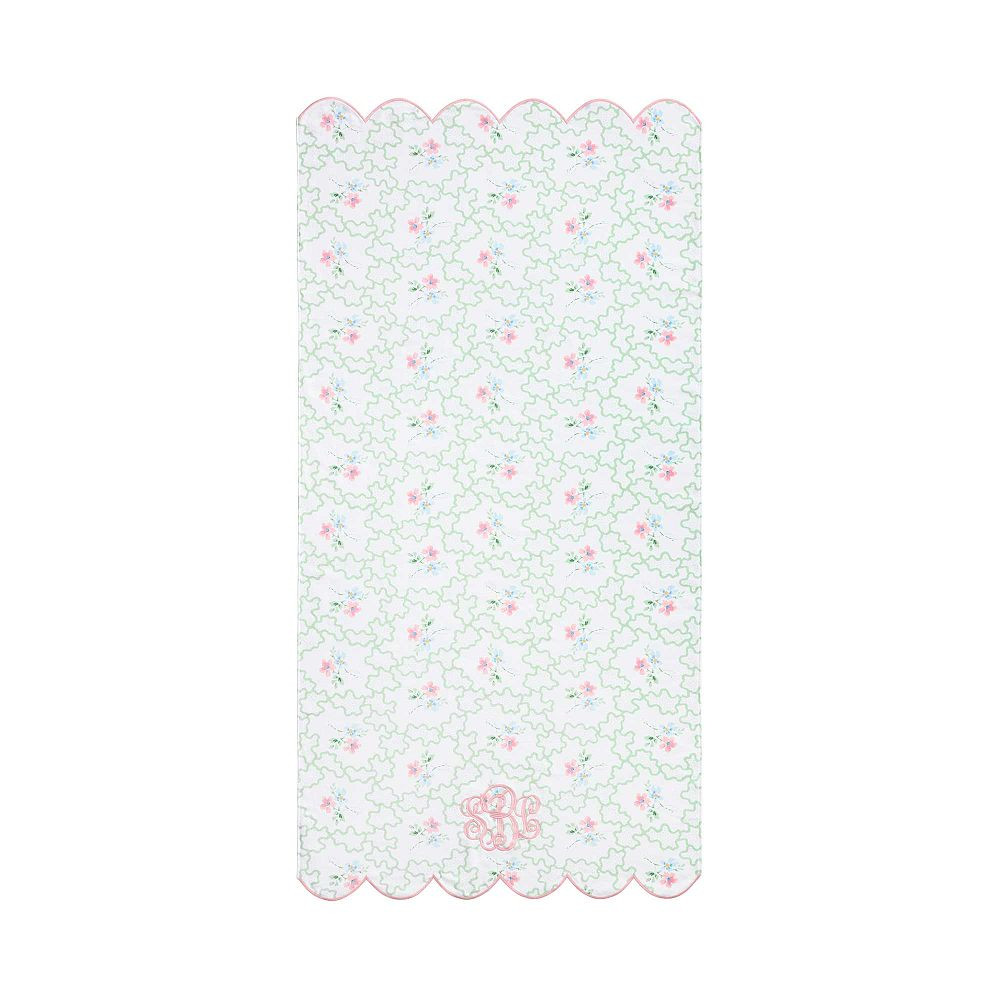 Hill House Home Clematis Scallop Beach Towel UPF 50+ | Pottery Barn Teen