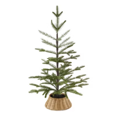 North Pole Trading Co. 25in Willow Potted Christmas Tabletop Tree | JCPenney