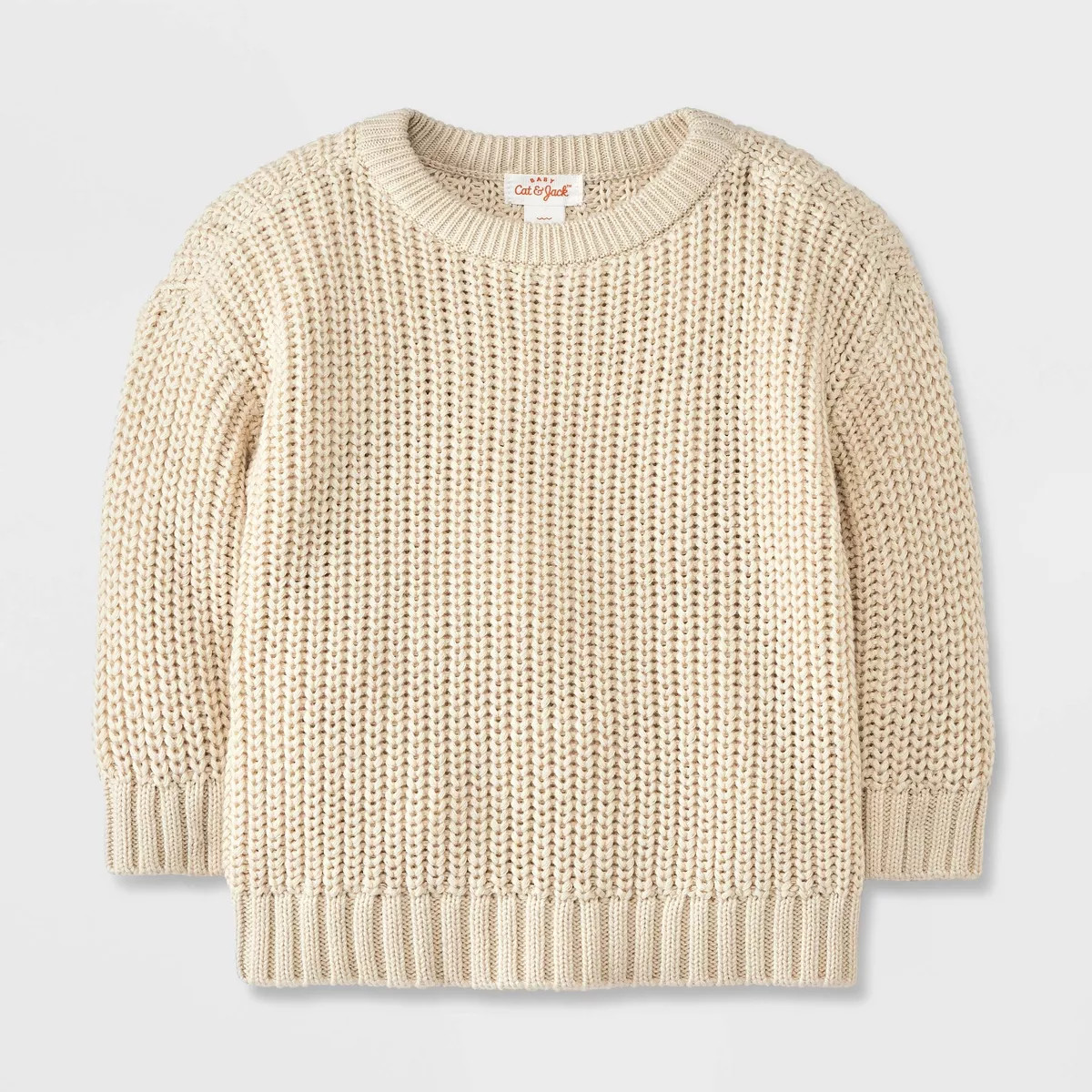 Baby Pullover Sweater - Cat & Jack™ Cream 6-9M | Target
