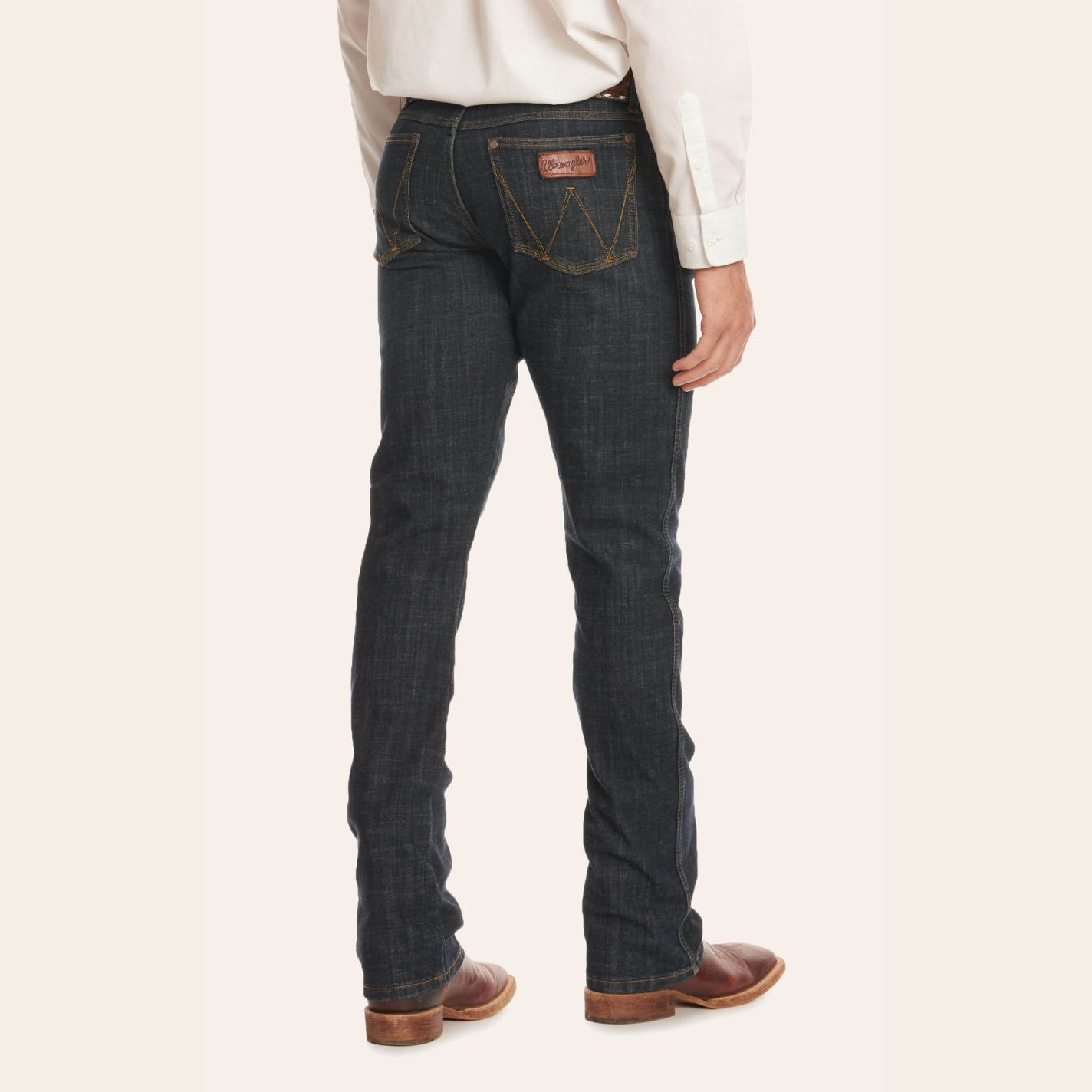 Wrangler Retro Men's Dax Dark Wash Slim Fit Boot Cut Jeans - 30x32 - From Cavender's | Cavender's