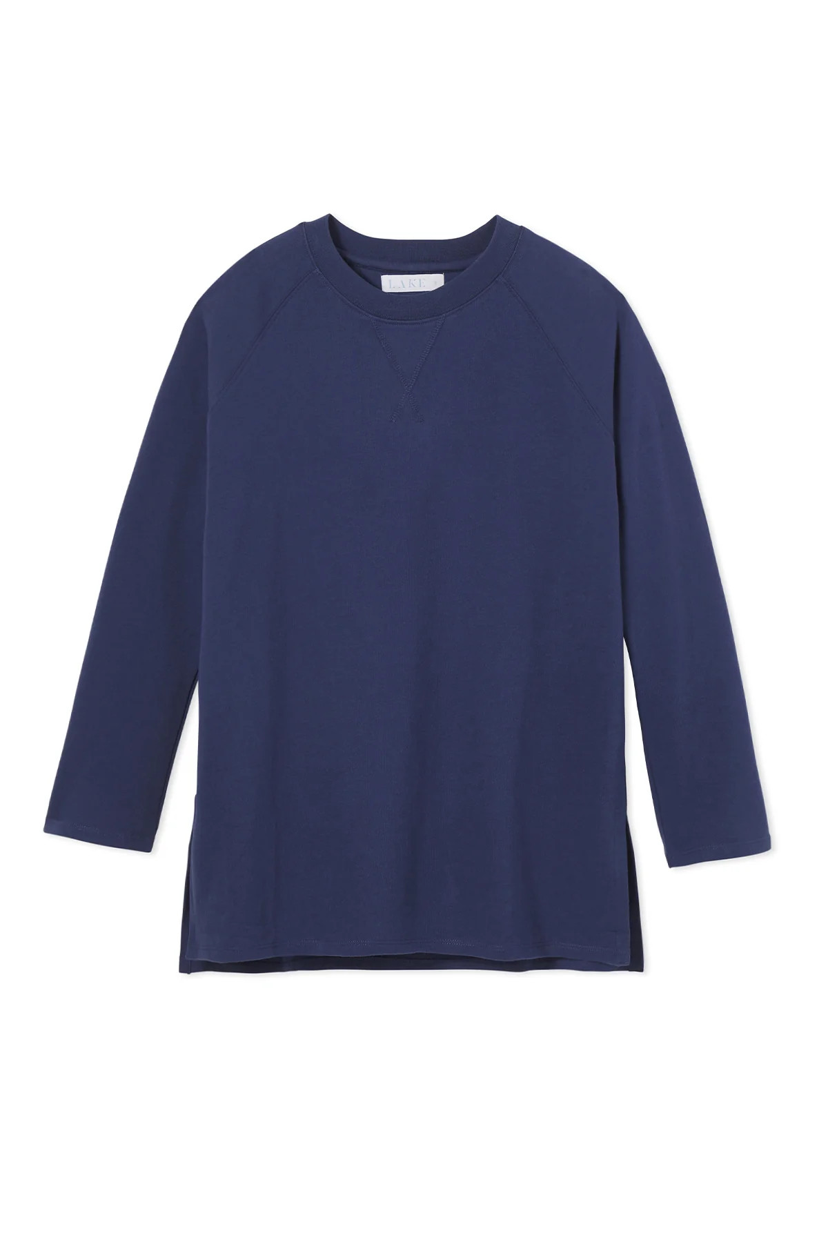 Sweatshirt Tunic in Navy | Lake Pajamas