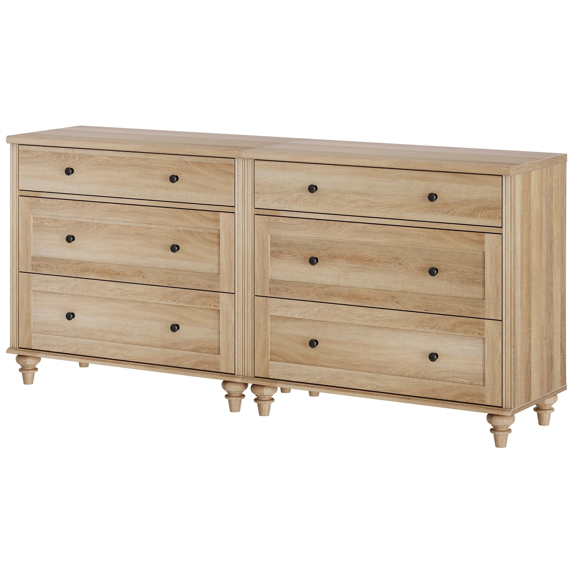 Oak 6 Dresser for Living Room - Walmart.com | Walmart (US)