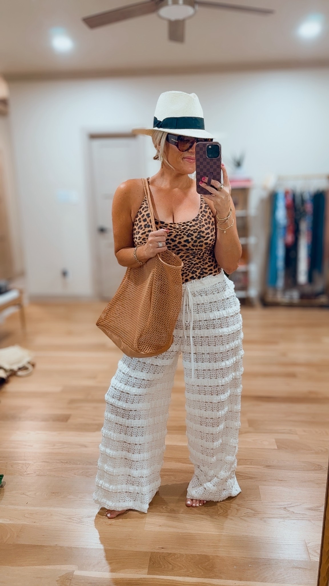 Obsessed with this leopard swimsuit! It is really flattering - medium
 