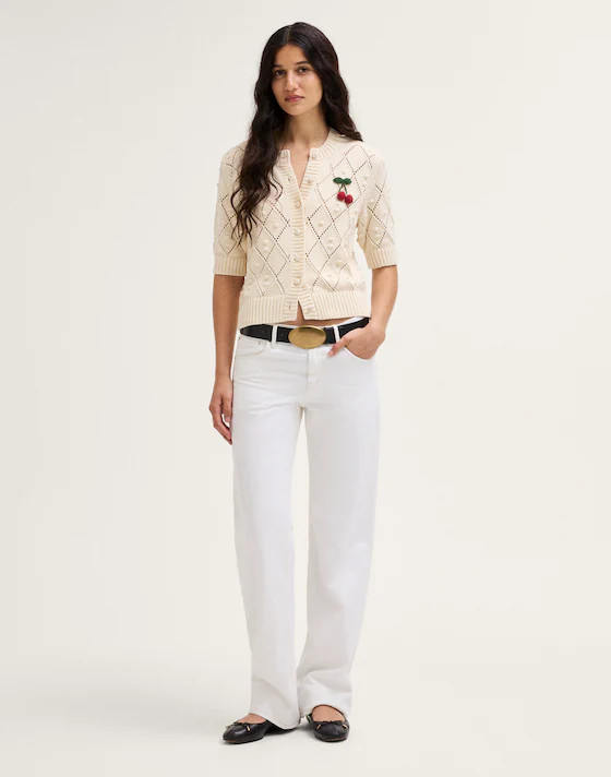 Bauble Pointelle-Stitch Cardigan | Madewell